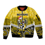 custom-richmond-football-christmas-sleeve-zip-bomber-jacket-merry-xmas-2023-mix-aboriginal-art
