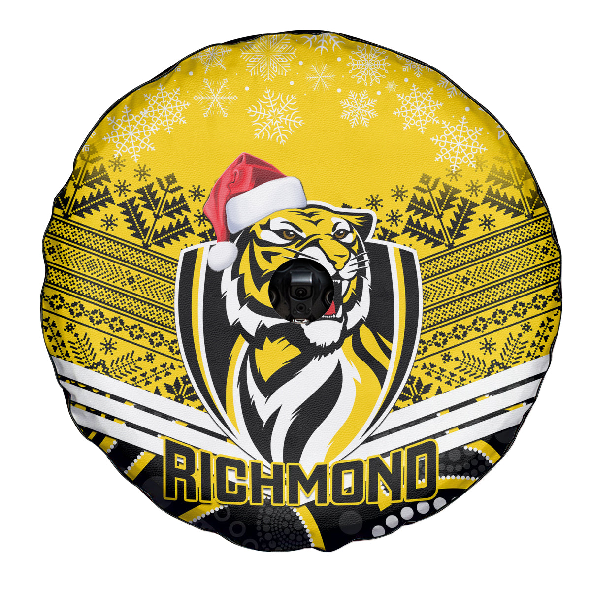 custom-richmond-football-christmas-spare-tire-cover-merry-xmas-2023-mix-aboriginal-art