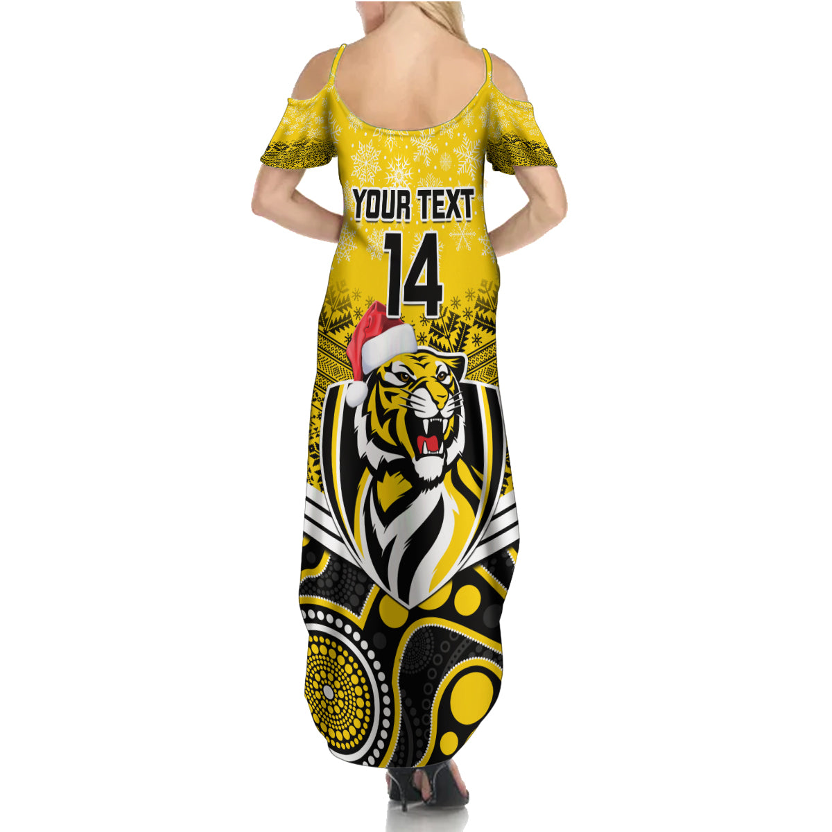 custom-richmond-football-christmas-summer-maxi-dress-merry-xmas-2023-mix-aboriginal-art