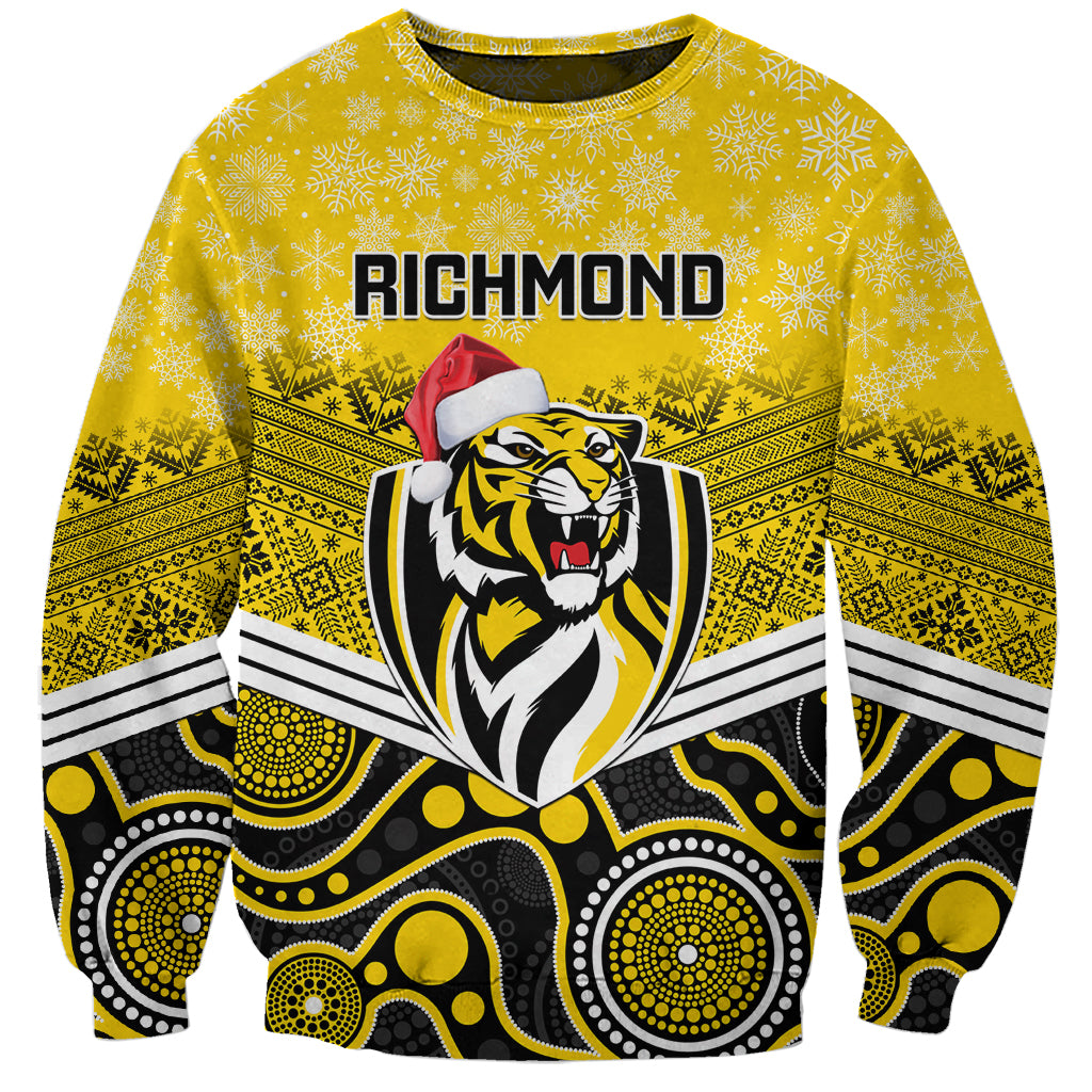 custom-richmond-football-christmas-sweatshirt-merry-xmas-2023-mix-aboriginal-art
