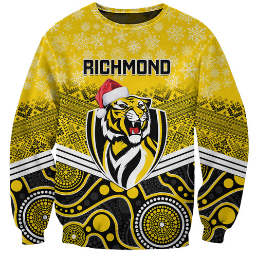 custom-richmond-football-christmas-sweatshirt-merry-xmas-2023-mix-aboriginal-art
