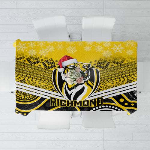 custom-richmond-football-christmas-tablecloth-merry-xmas-2023-mix-aboriginal-art