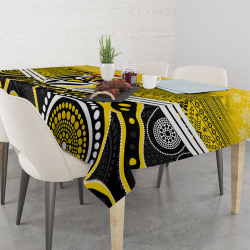custom-richmond-football-christmas-tablecloth-merry-xmas-2023-mix-aboriginal-art