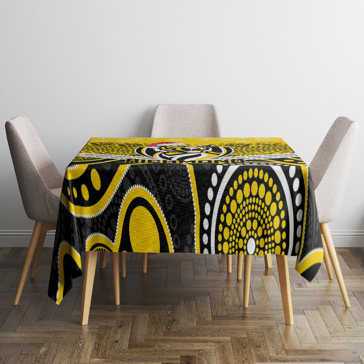 custom-richmond-football-christmas-tablecloth-merry-xmas-2023-mix-aboriginal-art