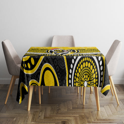 custom-richmond-football-christmas-tablecloth-merry-xmas-2023-mix-aboriginal-art