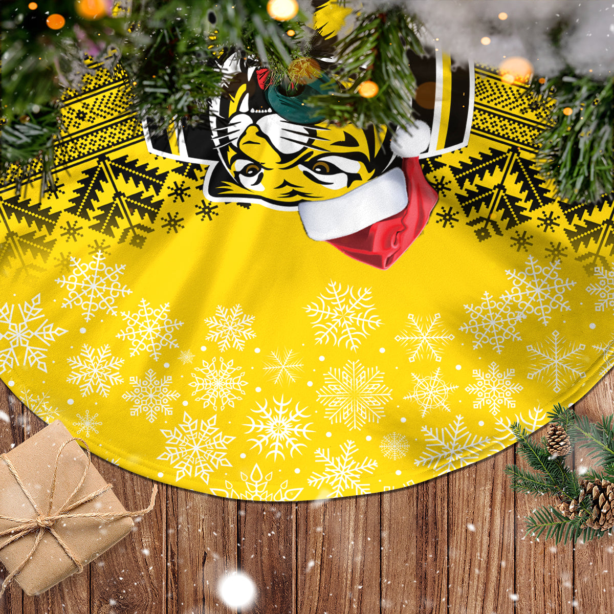 richmond-football-christmas-tree-skirt-merry-xmas-2023-mix-aboriginal-art