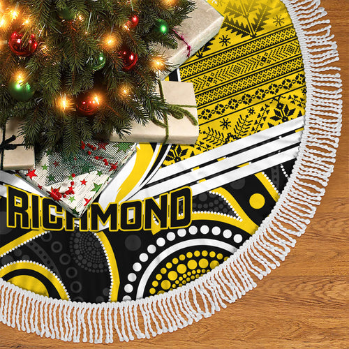 richmond-football-christmas-tree-skirt-merry-xmas-2023-mix-aboriginal-art
