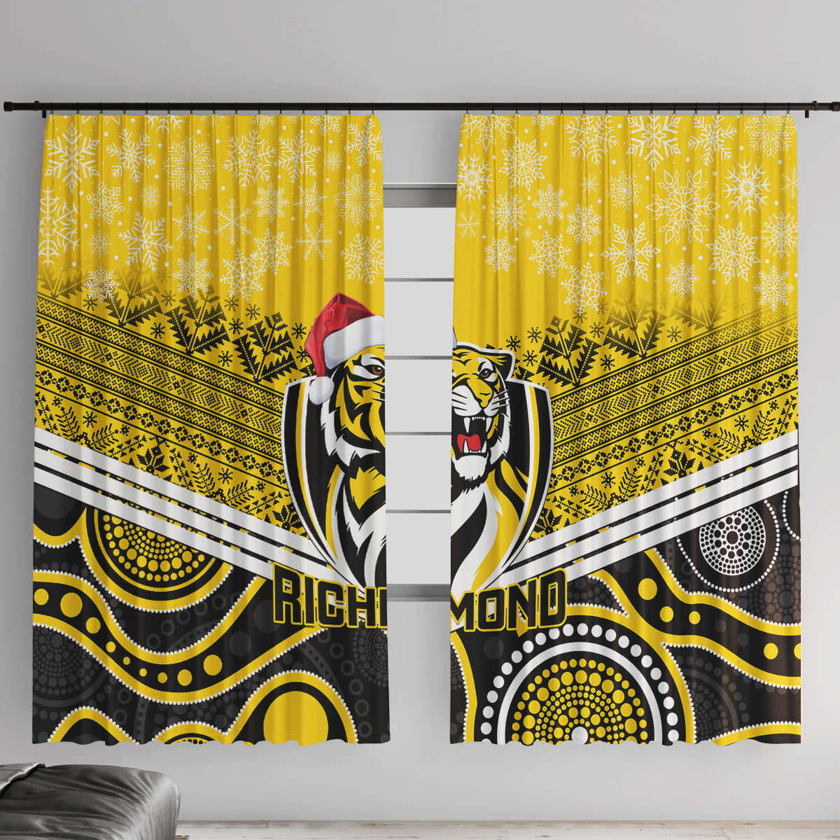 custom-richmond-football-christmas-window-curtain-merry-xmas-2023-mix-aboriginal-art