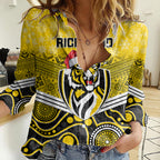custom-richmond-football-christmas-women-casual-shirt-merry-xmas-2023-mix-aboriginal-art