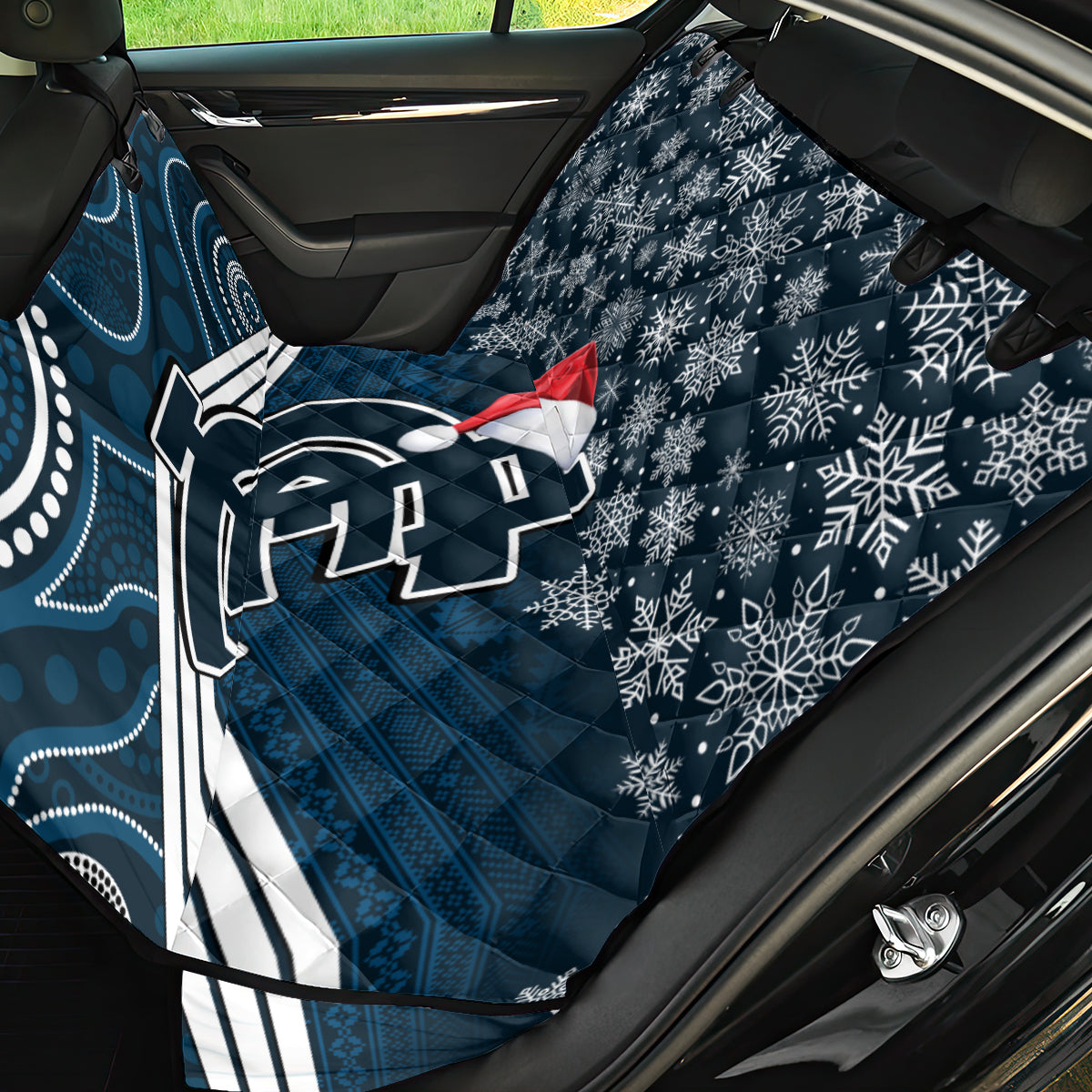 custom-blues-football-christmas-back-car-seat-cover-merry-xmas-2023-mix-aboriginal-art