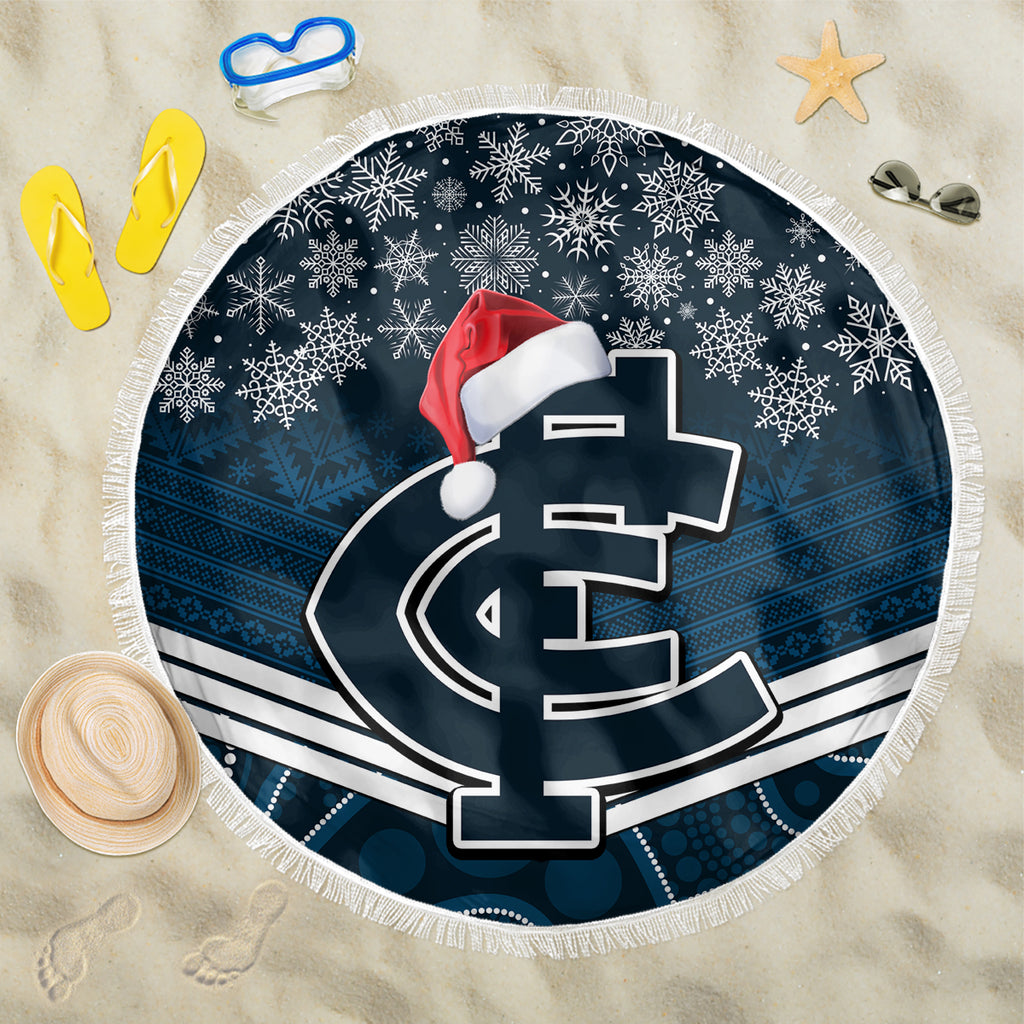 custom-blues-football-christmas-beach-blanket-merry-xmas-2023-mix-aboriginal-art