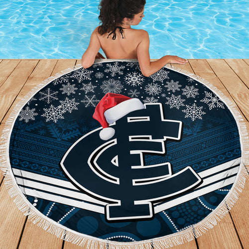custom-blues-football-christmas-beach-blanket-merry-xmas-2023-mix-aboriginal-art