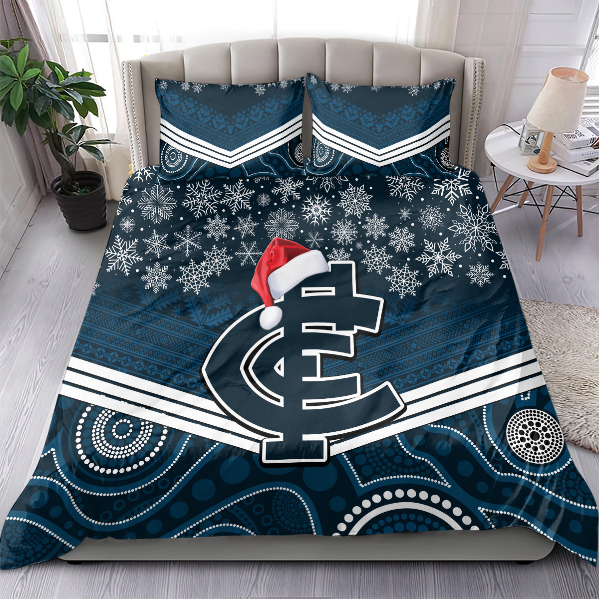 custom-blues-football-christmas-bedding-set-merry-xmas-2023-mix-aboriginal-art