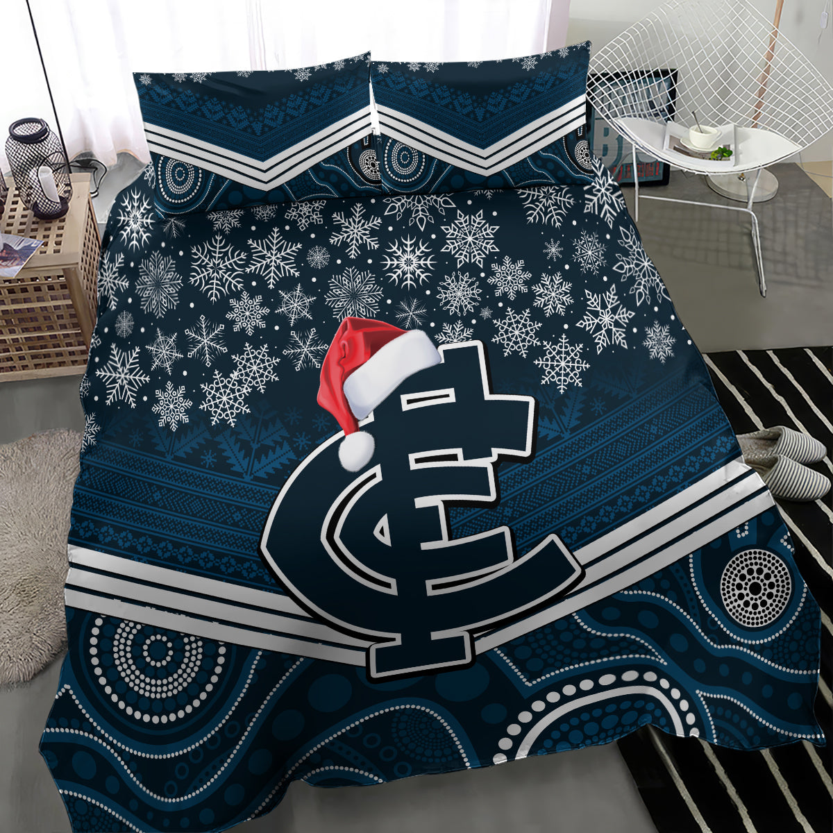 custom-blues-football-christmas-bedding-set-merry-xmas-2023-mix-aboriginal-art