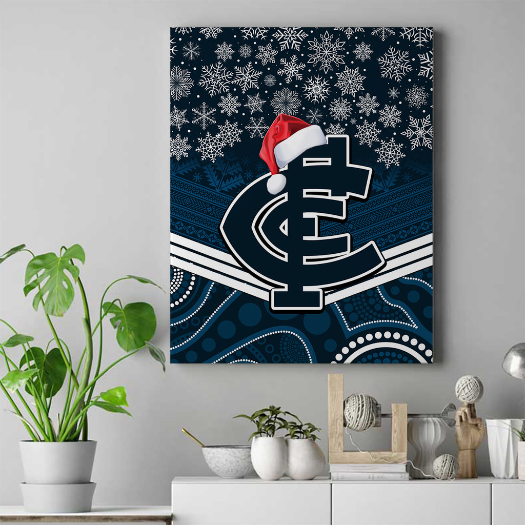 custom-blues-football-christmas-canvas-wall-art-merry-xmas-2023-mix-aboriginal-art