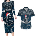custom-blues-football-christmas-couples-matching-long-sleeve-bodycon-dress-and-hawaiian-shirt-merry-xmas-2023-mix-aboriginal-art