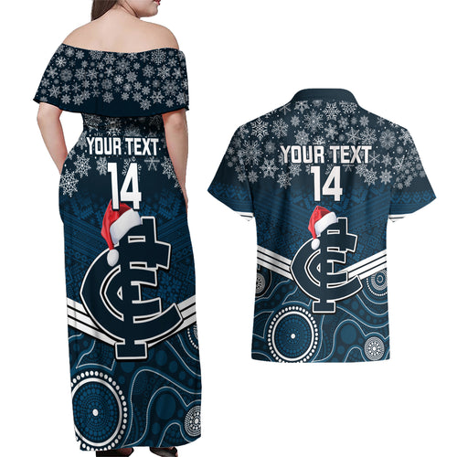 custom-blues-football-christmas-couples-matching-off-shoulder-maxi-dress-and-hawaiian-shirt-merry-xmas-2023-mix-aboriginal-art