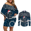 custom-blues-football-christmas-couples-matching-off-shoulder-short-dress-and-long-sleeve-button-shirt-merry-xmas-2023-mix-aboriginal-art