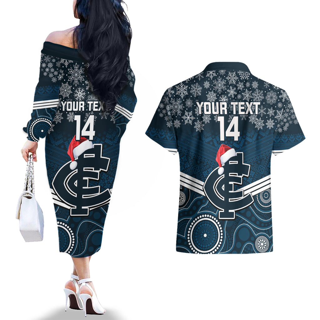 custom-blues-football-christmas-couples-matching-off-the-shoulder-long-sleeve-dress-and-hawaiian-shirt-merry-xmas-2023-mix-aboriginal-art