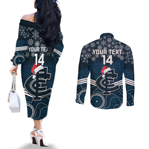 custom-blues-football-christmas-couples-matching-off-the-shoulder-long-sleeve-dress-and-long-sleeve-button-shirt-merry-xmas-2023-mix-aboriginal-art