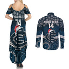 custom-blues-football-christmas-couples-matching-summer-maxi-dress-and-long-sleeve-button-shirt-merry-xmas-2023-mix-aboriginal-art