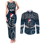 custom-blues-football-christmas-couples-matching-tank-maxi-dress-and-long-sleeve-button-shirt-merry-xmas-2023-mix-aboriginal-art
