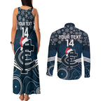 custom-blues-football-christmas-couples-matching-tank-maxi-dress-and-long-sleeve-button-shirt-merry-xmas-2023-mix-aboriginal-art