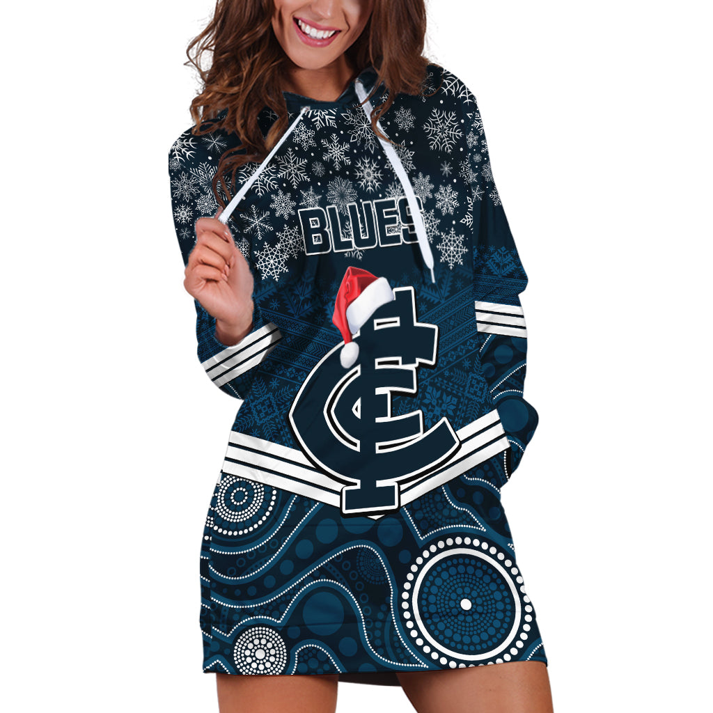 custom-blues-football-christmas-hoodie-dress-merry-xmas-2023-mix-aboriginal-art