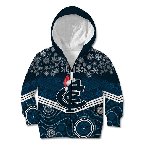 custom-blues-football-christmas-kid-hoodie-merry-xmas-2023-mix-aboriginal-art