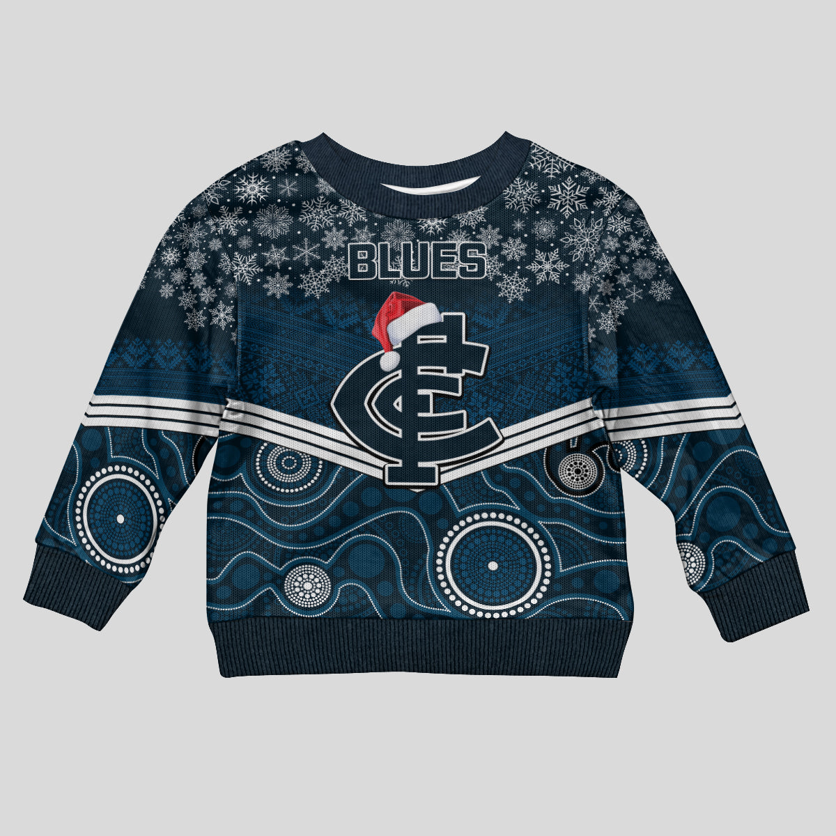 custom-blues-football-christmas-kid-ugly-christmas-sweater-merry-xmas-2023-mix-aboriginal-art