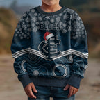 custom-blues-football-christmas-kid-ugly-christmas-sweater-merry-xmas-2023-mix-aboriginal-art