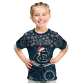 custom-blues-football-christmas-kid-t-shirt-merry-xmas-2023-mix-aboriginal-art