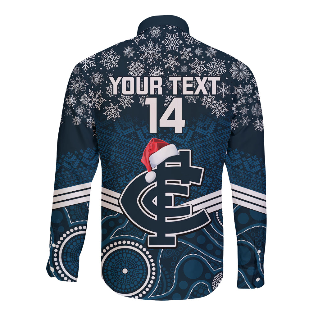custom-blues-football-christmas-long-sleeve-button-shirt-merry-xmas-2023-mix-aboriginal-art