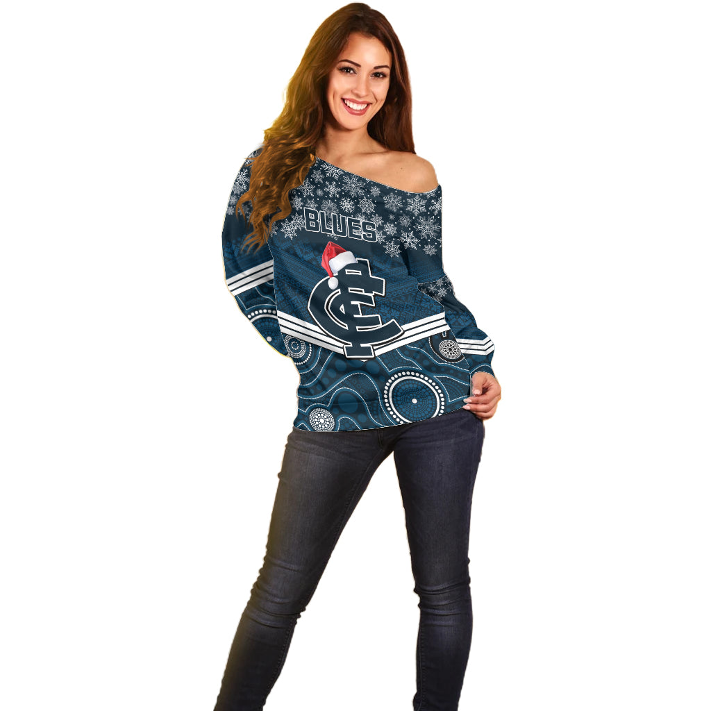 custom-blues-football-christmas-off-shoulder-sweater-merry-xmas-2023-mix-aboriginal-art