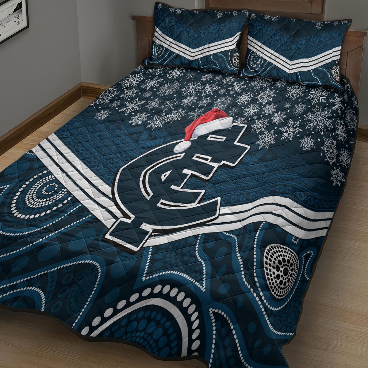 custom-blues-football-christmas-quilt-bed-set-merry-xmas-2023-mix-aboriginal-art