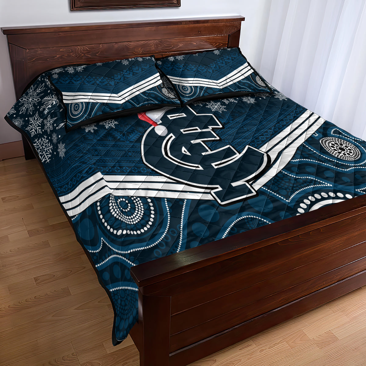custom-blues-football-christmas-quilt-bed-set-merry-xmas-2023-mix-aboriginal-art