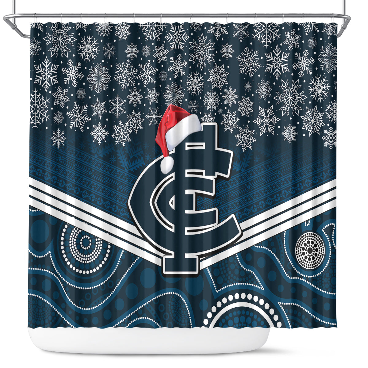custom-blues-football-christmas-shower-curtain-merry-xmas-2023-mix-aboriginal-art