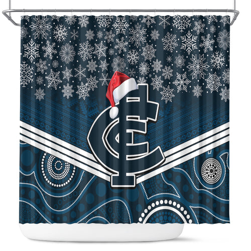 custom-blues-football-christmas-shower-curtain-merry-xmas-2023-mix-aboriginal-art