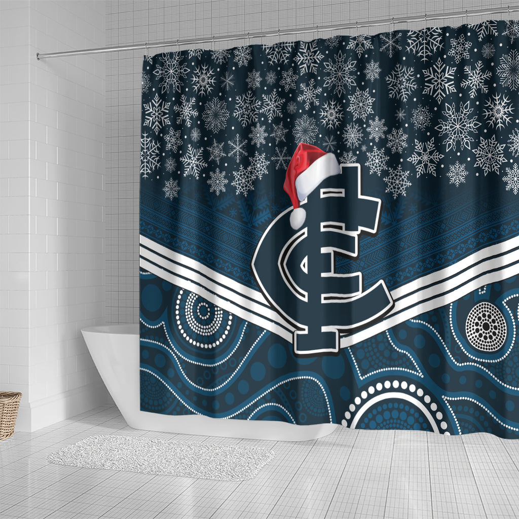 custom-blues-football-christmas-shower-curtain-merry-xmas-2023-mix-aboriginal-art
