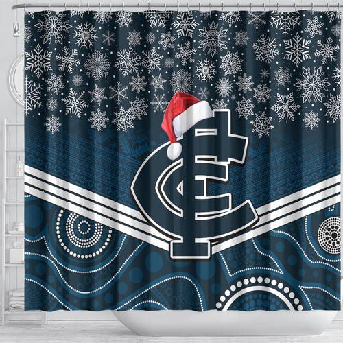 custom-blues-football-christmas-shower-curtain-merry-xmas-2023-mix-aboriginal-art