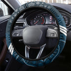 Blues Football Christmas Steering Wheel Cover Merry Xmas 2023 Mix Aboriginal Art