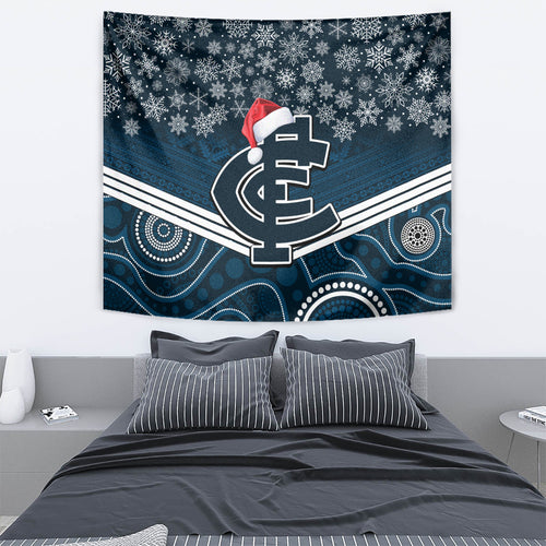 custom-blues-football-christmas-tapestry-merry-xmas-2023-mix-aboriginal-art