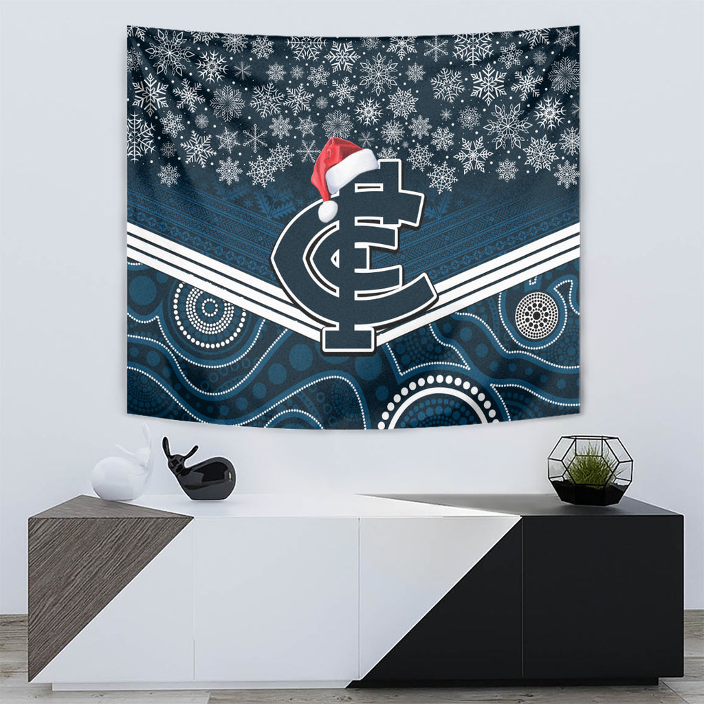 custom-blues-football-christmas-tapestry-merry-xmas-2023-mix-aboriginal-art