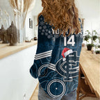 custom-blues-football-christmas-women-casual-shirt-merry-xmas-2023-mix-aboriginal-art