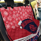 custom-melbourne-football-christmas-back-car-seat-cover-merry-xmas-2023-mix-aboriginal-art