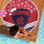 custom-melbourne-football-christmas-beach-blanket-merry-xmas-2023-mix-aboriginal-art