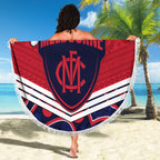 custom-melbourne-football-christmas-beach-blanket-merry-xmas-2023-mix-aboriginal-art