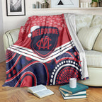 custom-melbourne-football-christmas-blanket-merry-xmas-2023-mix-aboriginal-art