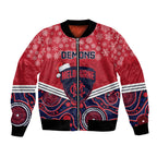custom-melbourne-football-christmas-bomber-jacket-merry-xmas-2023-mix-aboriginal-art