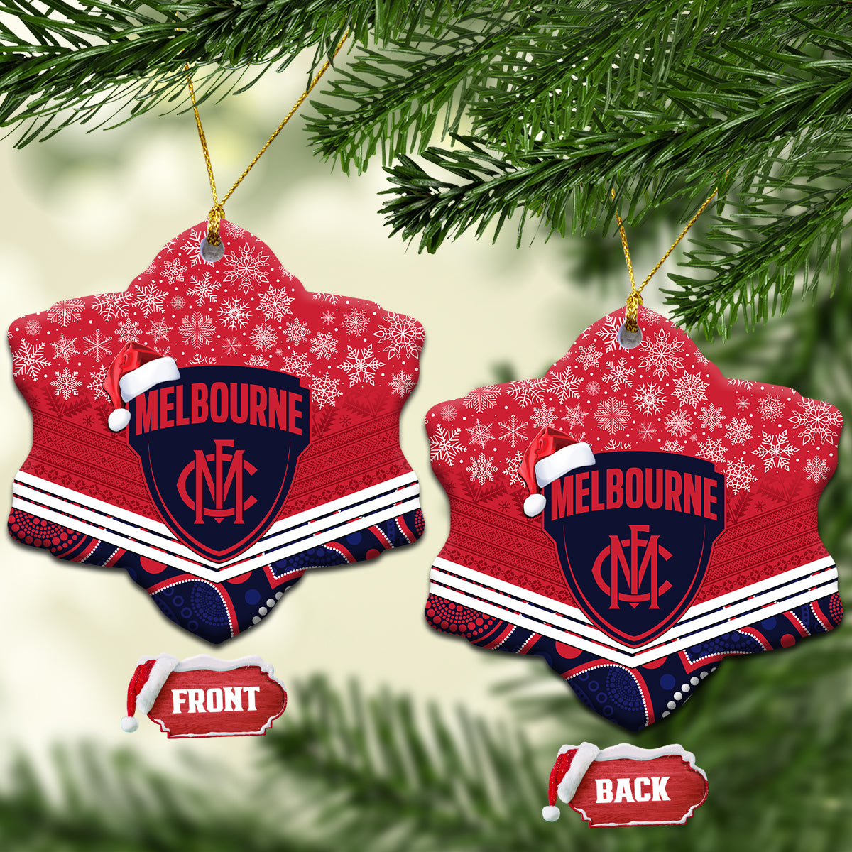 melbourne-football-christmas-ceramic-ornament-merry-xmas-2023-mix-aboriginal-art